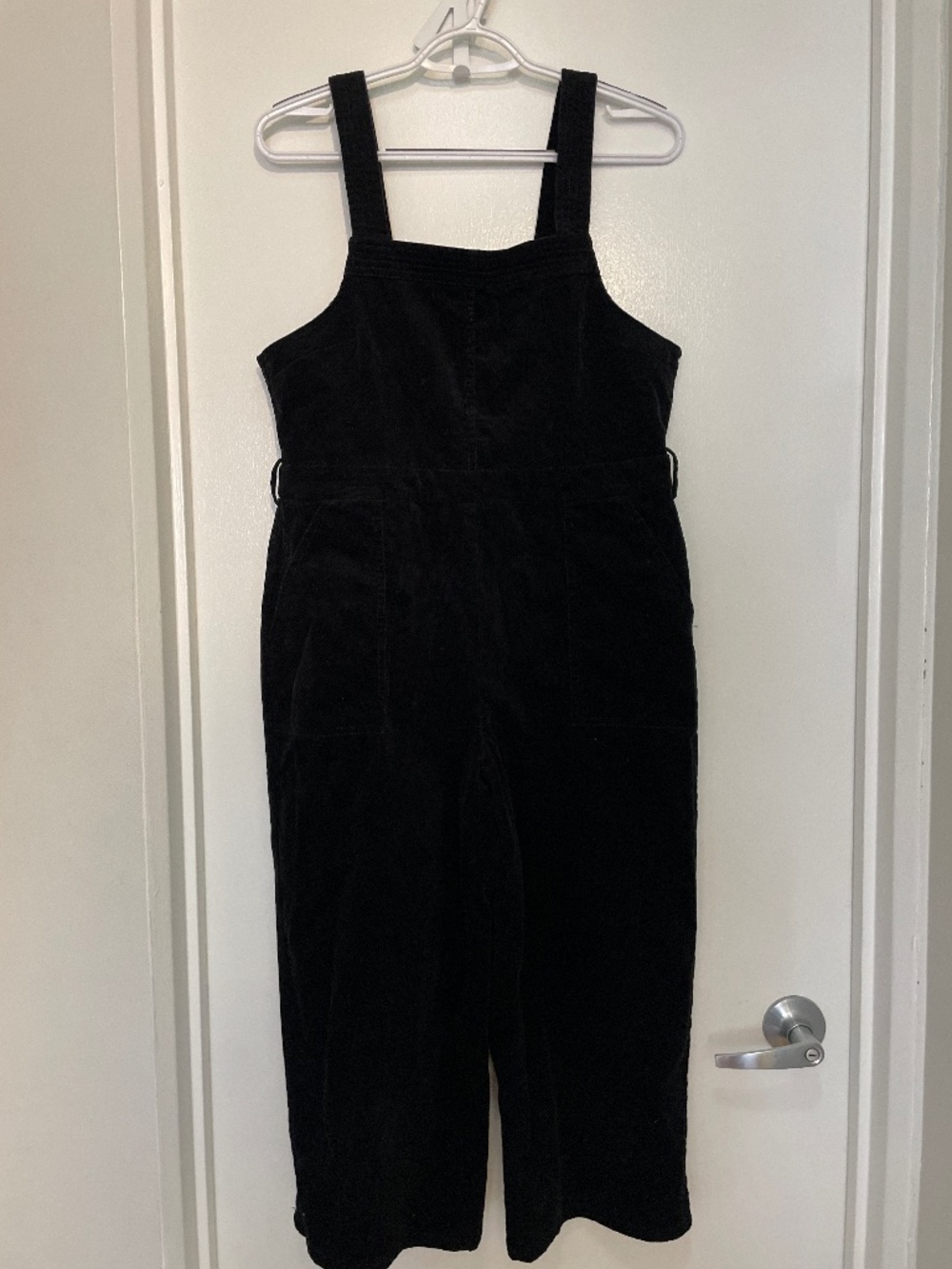 Black Corduroy Overalls
